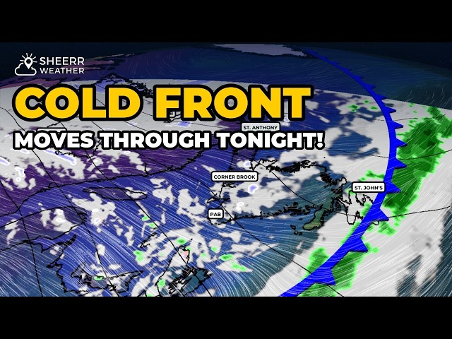 Cold Front Moves Through Tonight!