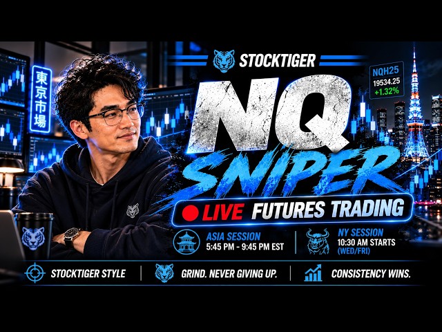 DAY TRADING LIVE ASIA! NQ Futures | StockTiger Show 🐯