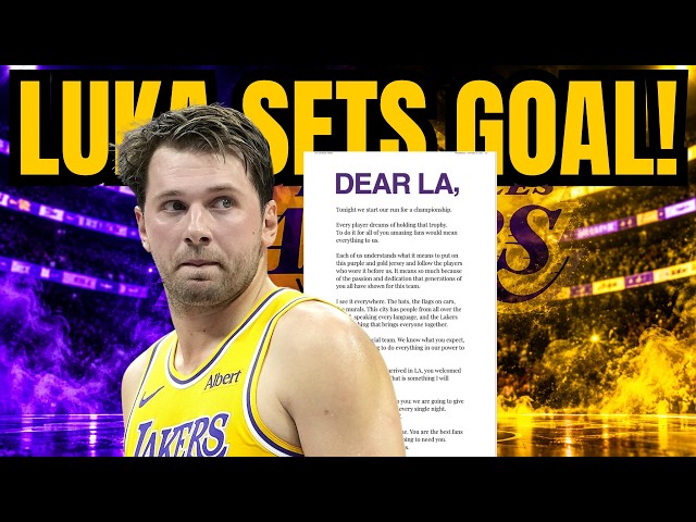 LUKA MESSAGE TO LAKERS NATION!