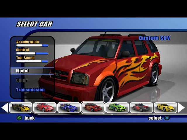 Burnout 2: Point of Impact All Vehicles [PS2]