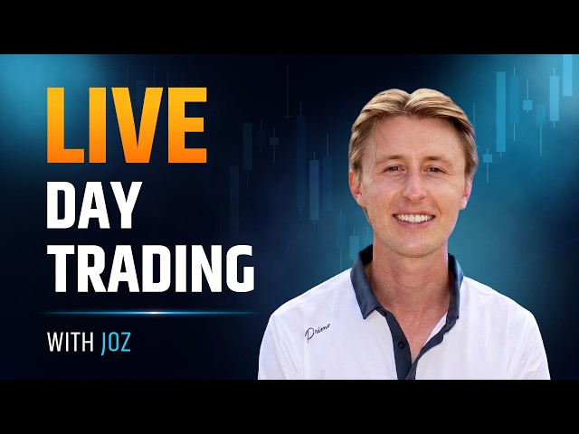 MOMENTUM MONDAY | LIVE Nasdaq and Gold Futures Prop Firm Trading | The Joz Show