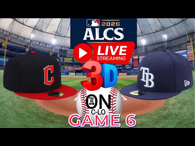 🔴Cleveland Guardians vs Tampa Bay Rays. Live MLB Baseball. ALCS GAME 6 Live Play by Play 3D Live