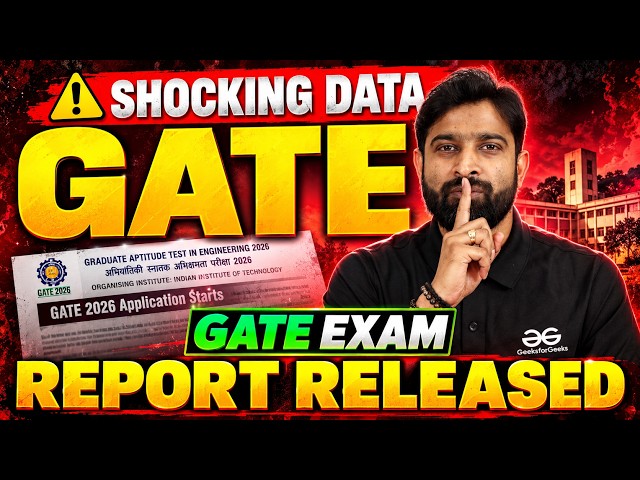 GATE Exam Performance Report OUT! 😱 Shocking Data Every GATE 2027 Aspirant Must Know
