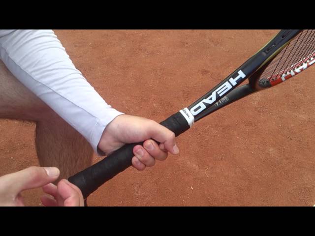 Tennis. Backhand grips.