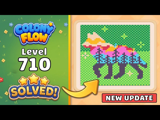 Colony Flow! Level 710 Walkthrough 🐜 | ABI GAMES Solution & Gameplay 🧩 (New Update)