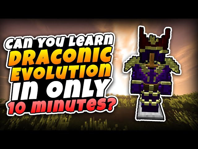 Basic Tutorial on Draconic Evolution 1.12.2!! IN 10 MINUTES!!!