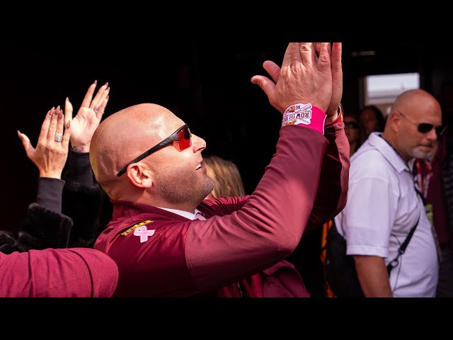 Coach Fleck Honored With Game Ball for 100th Career Win