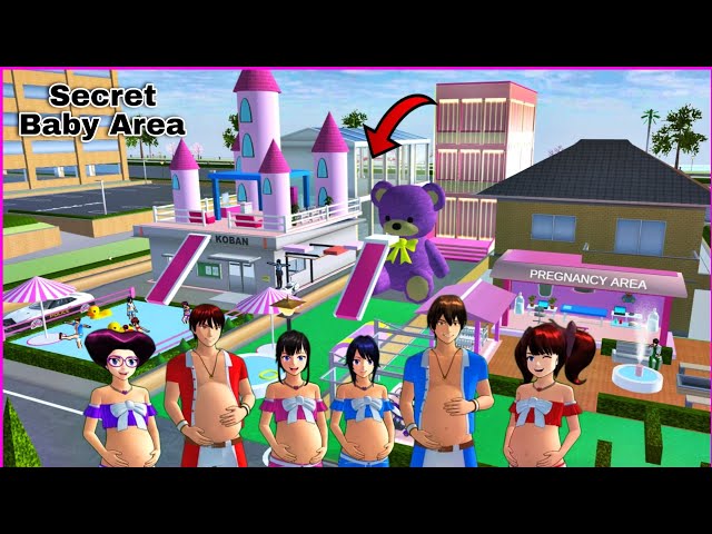 MAP UPDATE : Pregnancy City Palace Plaza and Water Park | Sakura School Simulator 