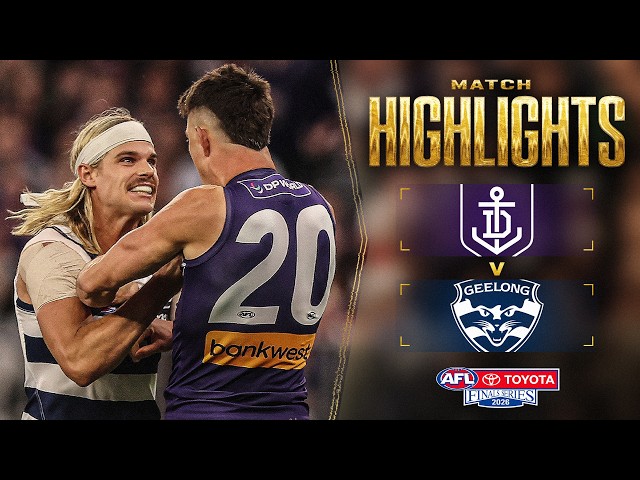 Fremantle v Geelong Cats Highlights | Semi Final, 2026 | AFL
