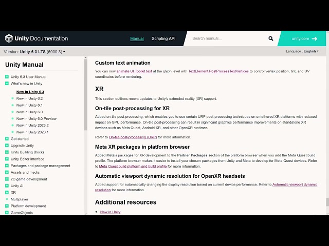 New In Unity 6.3: Custom text animation