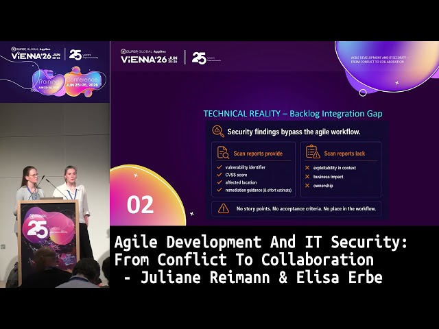 Agile Development And IT Security: From Conflict To Collaboration - Juliane Reimann & Elisa Erbe