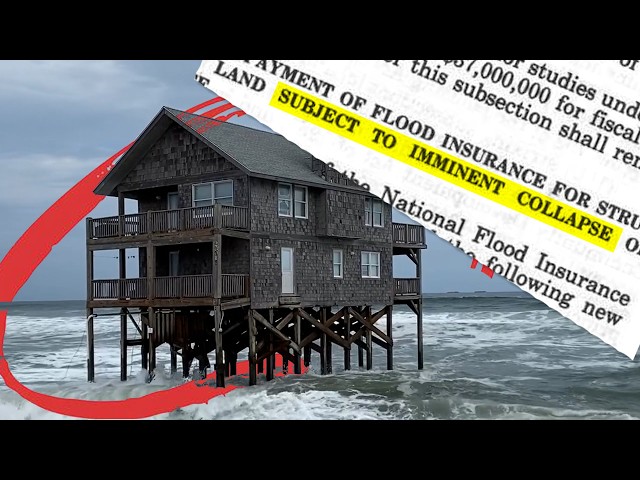 Why are doomed beach homes left fully furnished?