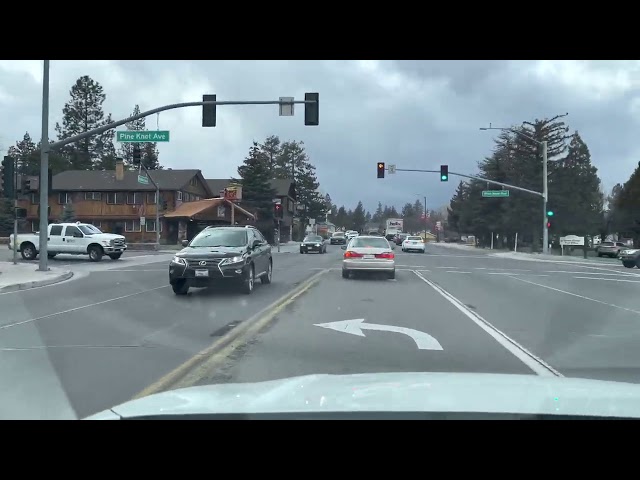 Snow is picking up. This is the first small push. Big Bear STOKED for this event. March 9, 2021.