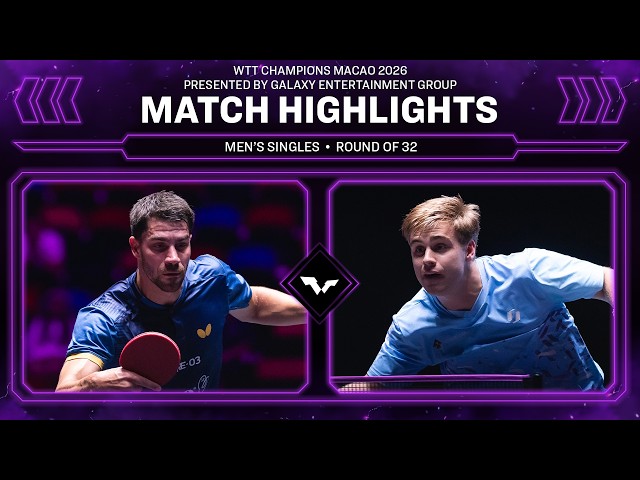 Patrick Franziska vs Truls Moregard | MS R32 | #WTTMacao 2026