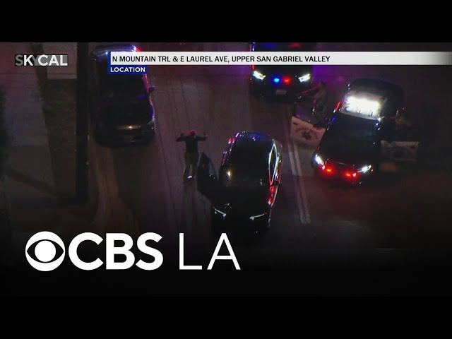 2 robbery suspects arrested after high-speed chase through San Gabriel Valley