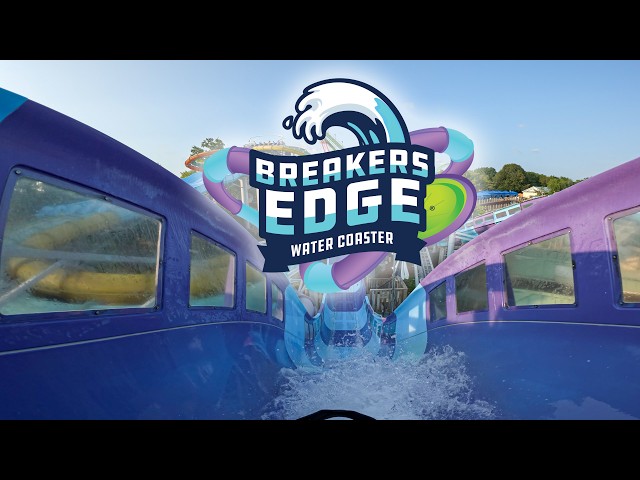 Breakers Edge Water Coaster Official 2026 POV (Front 4K)
