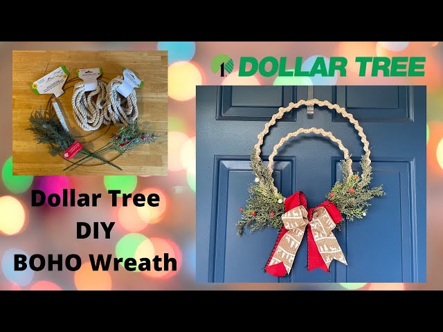 Dollar Tree DIY Boho Wreath | BOHO Inspired Wreath