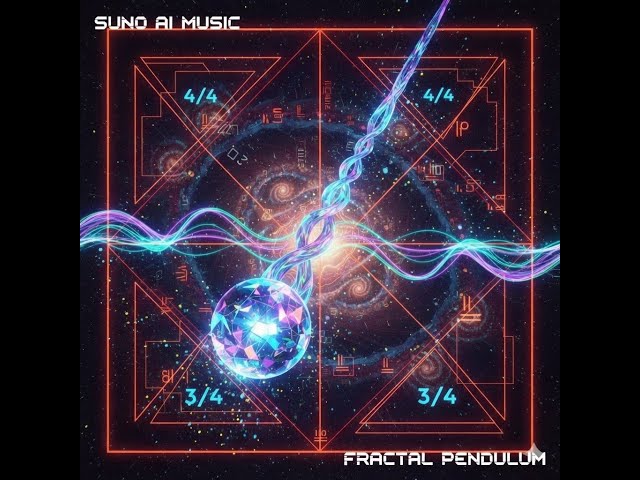 Fractal Pendulum ┃ Beyond the Grid: A Polyrhythmic Tribute to Tubeway Army/Gary Numan #SunoAI