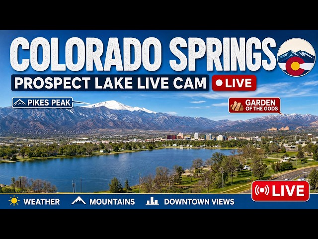 Live Colorado Springs Webcam | Pikes Peak & Prospect Lake View