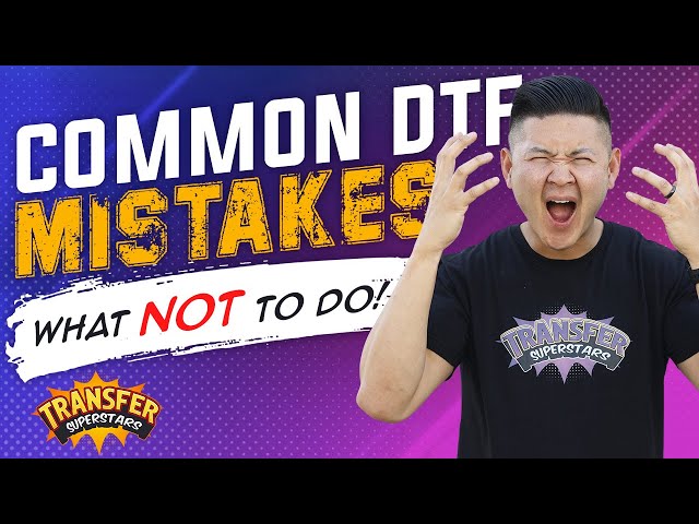 Типичные ошибки при DTF-печати: чего НЕЛЬЗЯ делать!