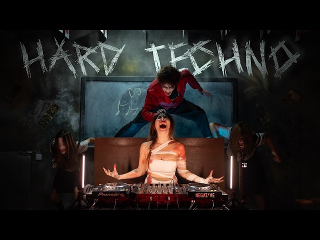 BASS CITY RADIO SHOW 19 - SPOOKY HARD TECHNO I  DJ AlexisGrace ft. MAZE ESCAPE ROOM