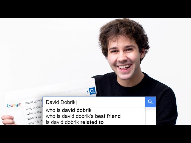 David Dobrik Answers the Web's Most Searched Questions | WIRED