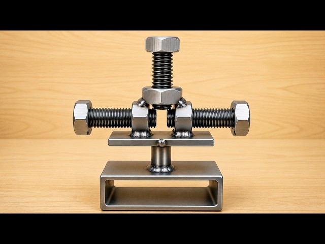 A Genius Idea from Threaded Rods and Nuts That Is Taking the Welding Industry by Storm!