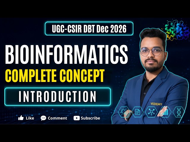 UGC-CSIR-DBT Life Science 2026 | Bioinformatics | Unit 11 | Introduction | Ajay Namdeo |