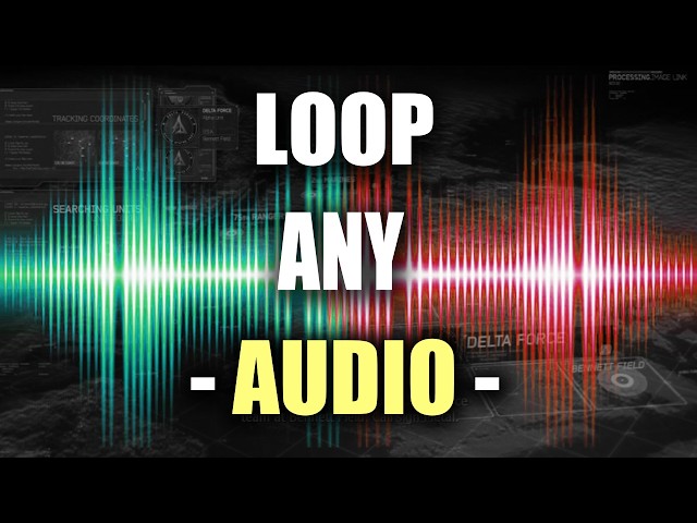 Seamless Looping ANY Audio (Easy, Fast & Free)