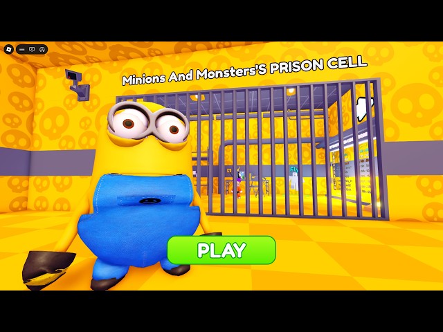 Minions & Monsters'S PRISON RUN! Obby roblox Gameplay Walkthrough No Death 4K