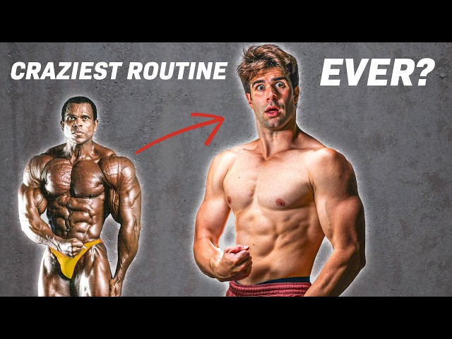 I Tried SERGE NUBRET Training For a Week - INSANE