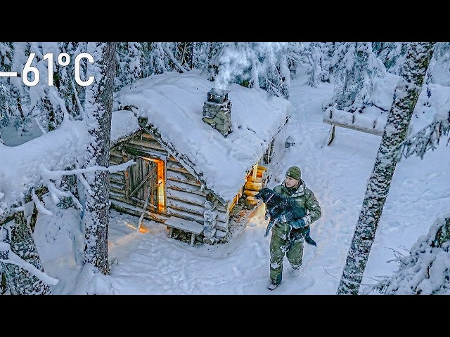 5 Days Surviving the Snowstorm in an Abandoned House | Extreme Winter Survival in the Wilderness