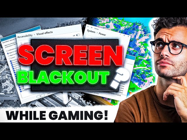 🔧How to Fix Black Screen While Gaming In Windows 10/11💻 | Ultimate Windows Troubleshooting Guide ⚙️