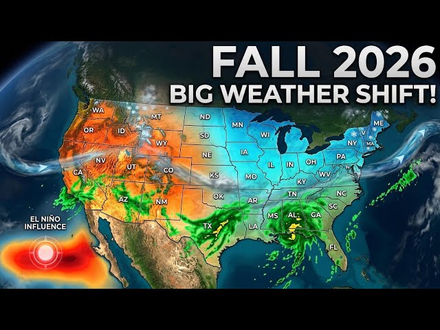 Fall 2026 U.S. Weather Forecast: El Niño Powers Up! 🍂🌧️❄️
