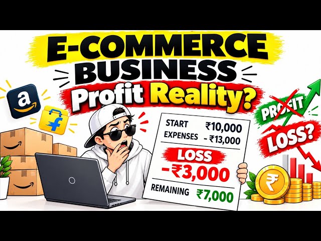 E-Commerce Business: Profit Reality? | ₹10K Breakdown!
