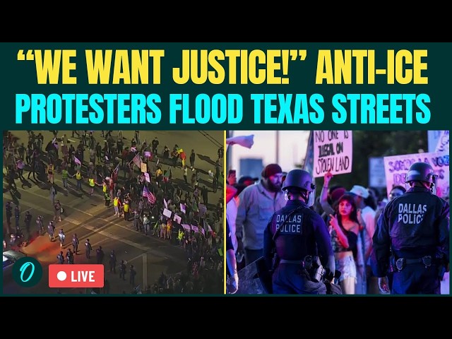 Anti-Ice Protest LIVE: Protesters Flood Texas Streets After Venezuelan Man Shot By ICE Officer