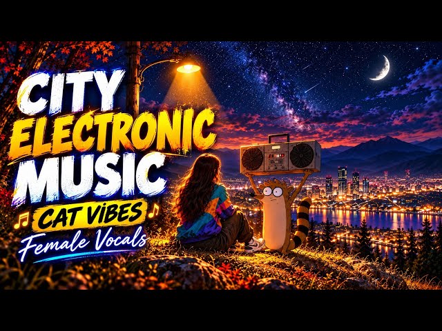 City Electronic Music | Cat Vibes – Female DJ  Vocals | Dance Music ♫ Work, Study & Chill