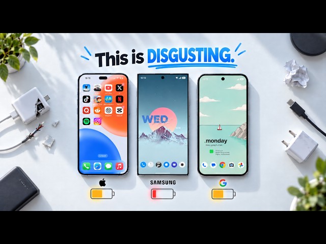 iPhone 18 Pro Max vs Galaxy S26 Ultra vs Pixel 11 Pro XL - Battery Drain Test!