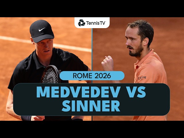 Jannik Sinner vs Daniil Medvedev Rome Semi-Final Highlights 🔥 | Rome 2026