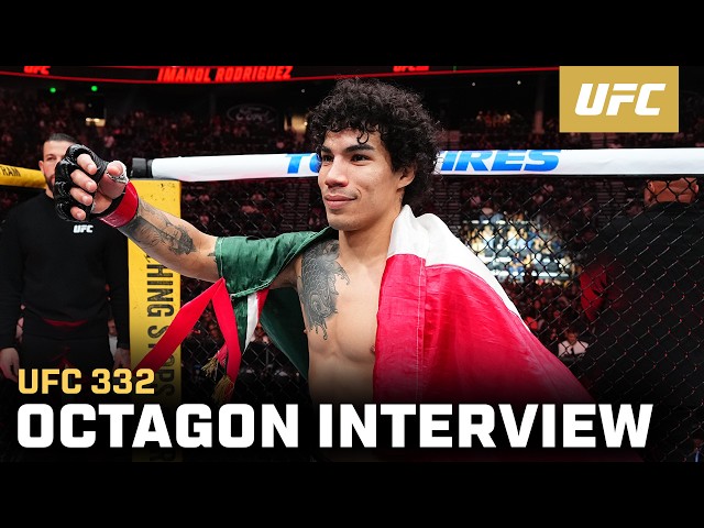 Imanol Rodriguez Octagon Interview | UFC 332