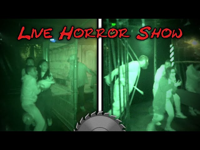 😱 The LIVE HORROR SHOW on infrared camera (Foire du Trône 2022) - 100% ATTRACTIONS