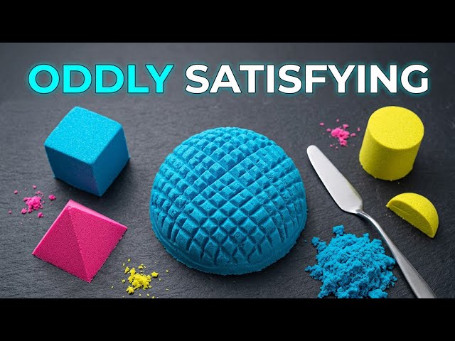 LIVE 🔴 Kinetic Sand Cutting - Sand Sound Cutting Oddly Satisfying Relaxing Video
