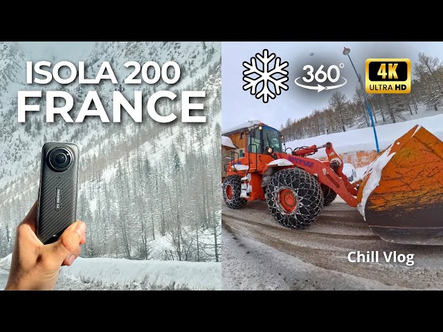 Snow Walk In France | Relaxing 360° VR Experience