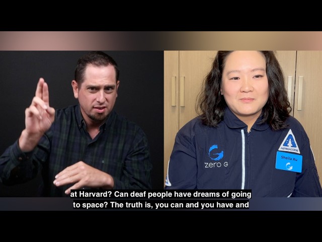 Podcast-Style Interview with Sheila Xu, Aspiring Deaf Astronaut
