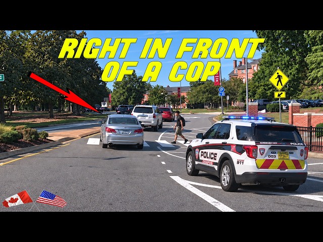 IDIOT IGNORES PEDESTRIAN AND GETS INSTANT KARMA