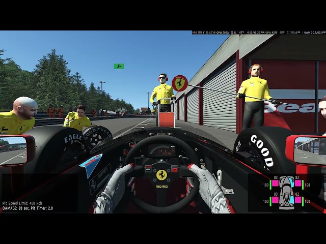 RFactor2 ASR F1 1991 mod SPA lapping