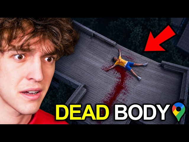 Disturbing Places in Google Maps