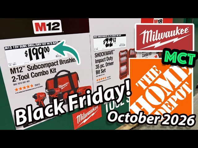 NEW HOME DEPOT BLACK FRIDAY SALES!
