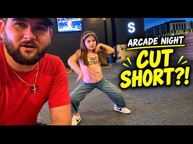 Family day out at the arcade 
