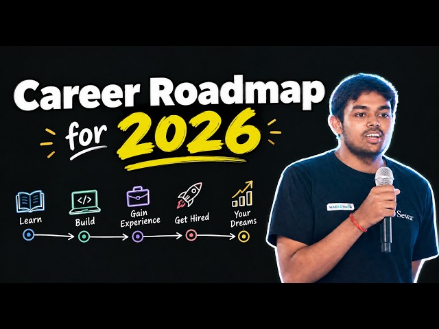 Software Engineer Career Roadmap 2026 — Learn This to Get a Tech Job!